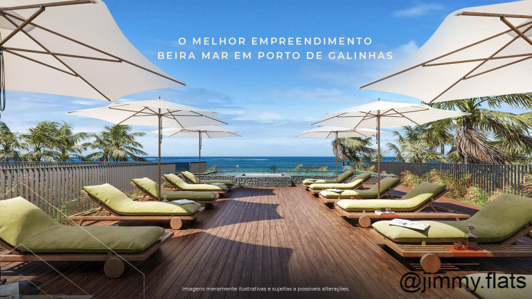 Imagem Apartamento com 1 Quarto à Venda, 25 m² em Centro, Porto De Galinhas - Ipojuca