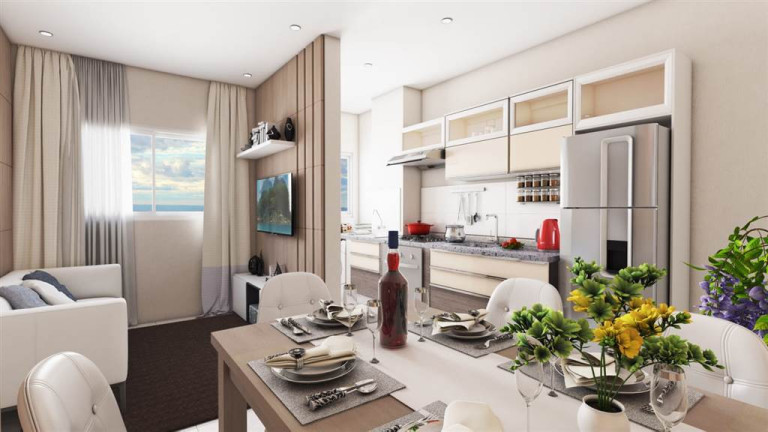 Imagem Apartamento com 1 Quarto à Venda, em Aviação - Praia Grande Imagem Apartamento com 1 Quarto à Venda, em Aviação - Praia Grande