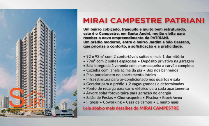 Imagem Apartamento com 2 Quartos à Venda, 91 m² em Campestre - Santo André