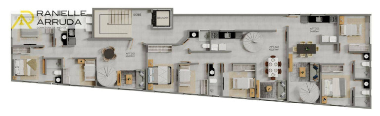 Imagem Apartamento com 2 Quartos à Venda, 48 m² em Poço - Cabedelo