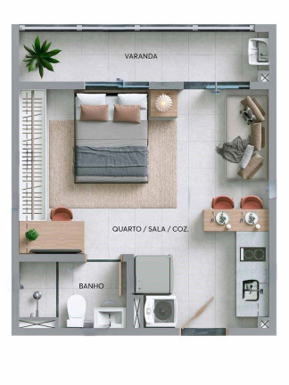 Imagem Apartamento com 1 Quarto à Venda, 21 m² em Pirituba - São Paulo Imagem Apartamento com 1 Quarto à Venda, 21 m² em Pirituba - São Paulo