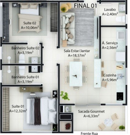 Imagem Apartamento com 2 Quartos à Venda, 73 m² em São Francisco De Assis - Camboriú Imagem Apartamento com 2 Quartos à Venda, 73 m² em São Francisco De Assis - Camboriú