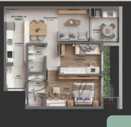 Imagem Apartamento com 2 Quartos à Venda,  em Cacupé - Florianópolis