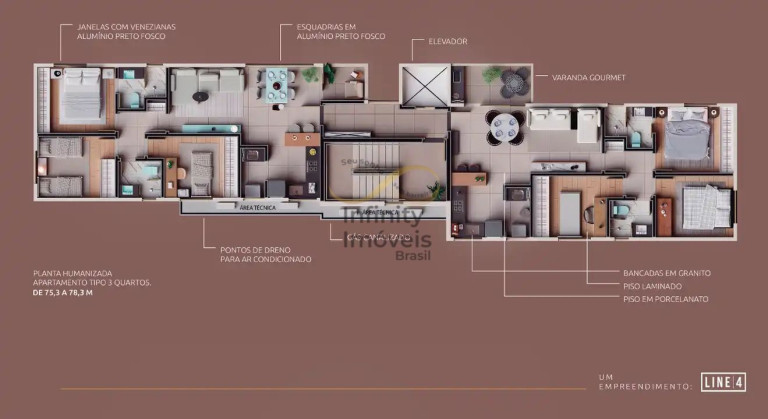 Imagem Apartamento com 3 Quartos à Venda, 41 m² em Sagrada Família - Belo Horizonte