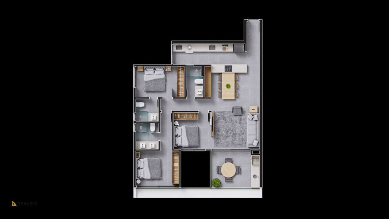 Imagem Apartamento com 3 Quartos à Venda, 189 m² em Palmas - Governador Celso Ramos Imagem Apartamento com 3 Quartos à Venda, 189 m² em Palmas - Governador Celso Ramos