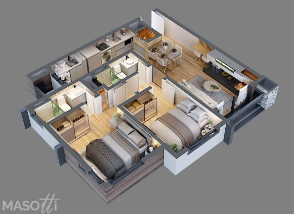 Imagem Apartamento com 3 Quartos à Venda, 881 m² em Várzea Grande - Gramado