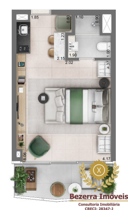 Imagem Apartamento com 1 Quarto à Venda, 33 m² em Vila Olímpia - São Paulo Imagem Apartamento com 1 Quarto à Venda, 33 m² em Vila Olímpia - São Paulo
