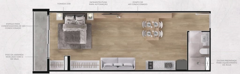 Imagem Apartamento com 1 Quarto à Venda, 100 m² em Jardins - São Paulo