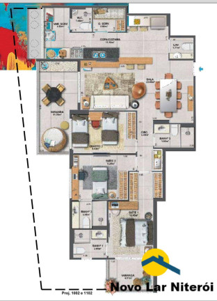 Imagem Apartamento com 3 Quartos à Venda, 120 m² em Ingá - Niterói Imagem Apartamento com 3 Quartos à Venda, 120 m² em Ingá - Niterói