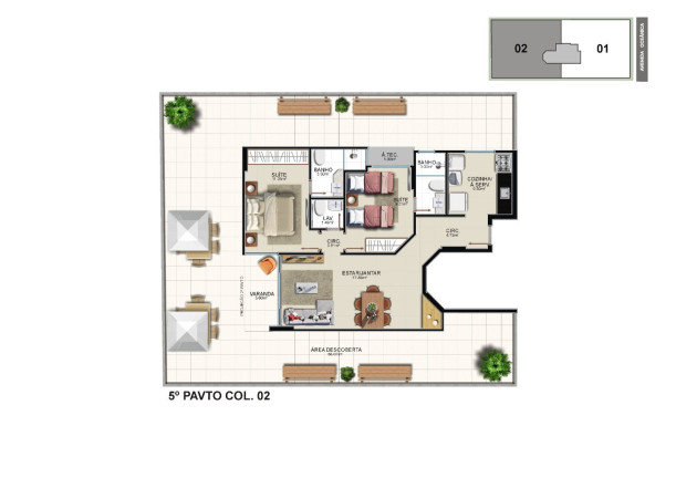 Imagem Imóvel com 2 Quartos à Venda, 63 m² em Praia Do Morro - Guarapari Imagem Imóvel com 2 Quartos à Venda, 63 m² em Praia Do Morro - Guarapari