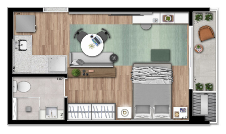 Imagem Apartamento com 2 Quartos à Venda, 54 m² em Vila Clementino - São Paulo