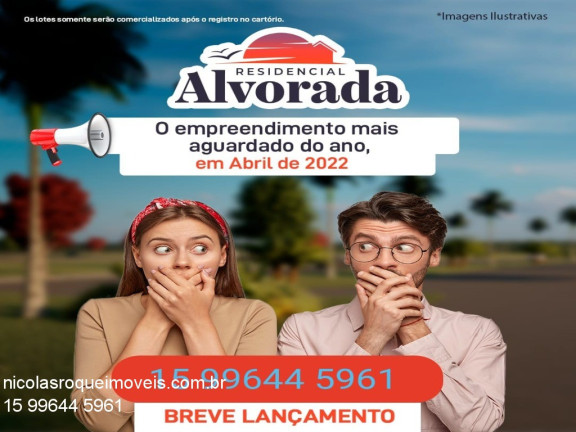 Imagem Terreno à Venda, 140 m² em Residencial Alvorada - Boituva Imagem Terreno à Venda, 140 m² em Residencial Alvorada - Boituva