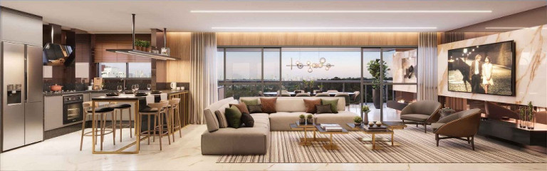 Imagem Apartamento com 4 Quartos à Venda, 185 m² em Brooklin - São Paulo Imagem Apartamento com 4 Quartos à Venda, 185 m² em Brooklin - São Paulo