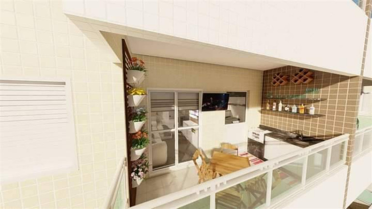 Imagem Apartamento com 1 Quarto à Venda, 55 m² em Caiçara - Praia Grande
