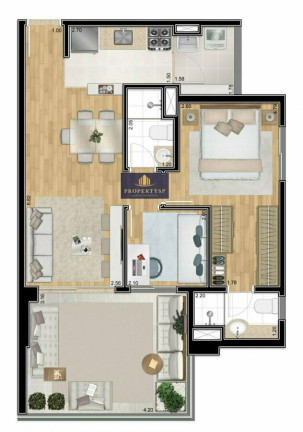 Imagem Apartamento com 2 Quartos à Venda, 65 m² em Vila Leopoldina - São Paulo Imagem Apartamento com 2 Quartos à Venda, 65 m² em Vila Leopoldina - São Paulo