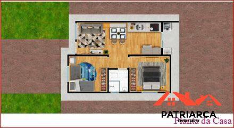 Imagem Casa com 2 Quartos à Venda, 42 m² em Jardim Amanda I - Hortolândia Imagem Casa com 2 Quartos à Venda, 42 m² em Jardim Amanda I - Hortolândia