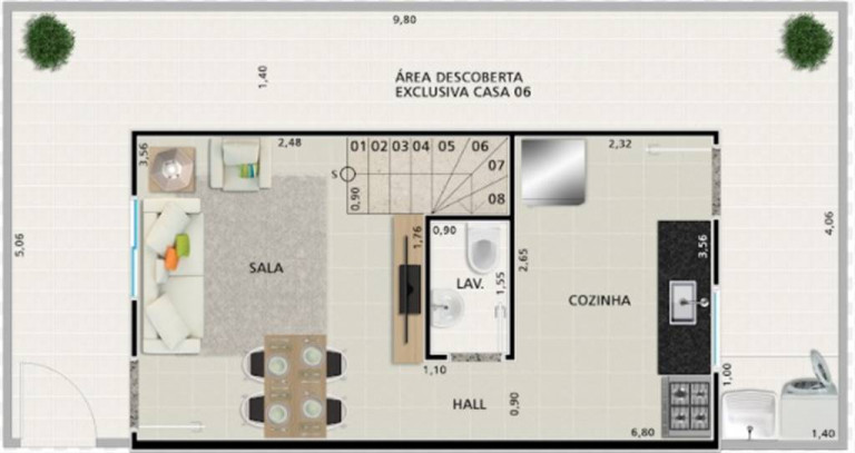Imagem Casa com 2 Quartos à Venda, 54 m² em Vila Sonia - Praia Grande Imagem Casa com 2 Quartos à Venda, 54 m² em Vila Sonia - Praia Grande
