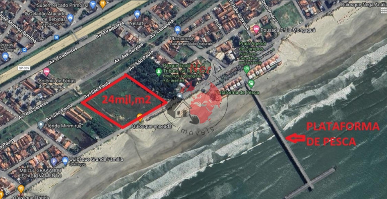 Imagem Terreno à Venda, em Plataforma - Mongaguá Imagem Terreno à Venda, em Plataforma - Mongaguá