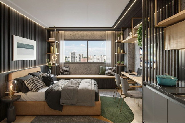 Imóvel com 1 Quarto à Venda, 25 m² em Santo Amaro - São Paulo