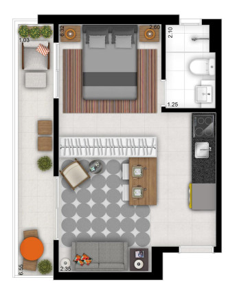Imagem Apartamento à Venda, 45 m² em Centro - São Paulo Imagem Apartamento à Venda, 45 m² em Centro - São Paulo
