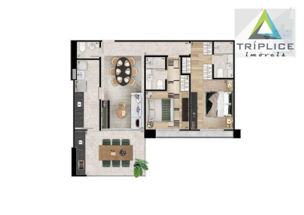Imagem Apartamento com 2 Quartos à Venda, 86 m² em Alto Dos Passos - Juiz De Fora