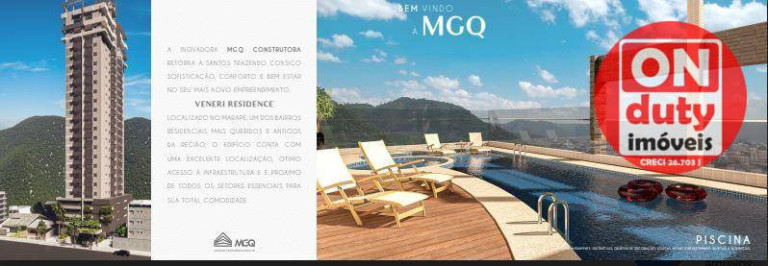 Imagem Apartamento com 2 Quartos à Venda, 74 m² em Marapé - Santos Imagem Apartamento com 2 Quartos à Venda, 74 m² em Marapé - Santos