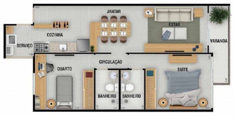 Imagem Imóvel com 2 Quartos à Venda, 68 m² em Tijuca - Rio De Janeiro