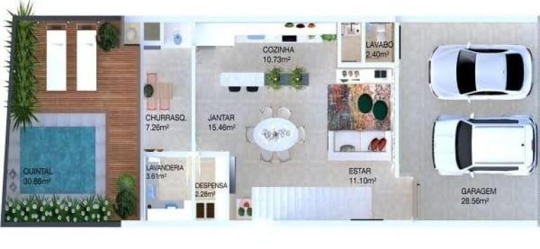 Imagem Sobrado com 3 Quartos à Venda, 159 m² em América - Joinville