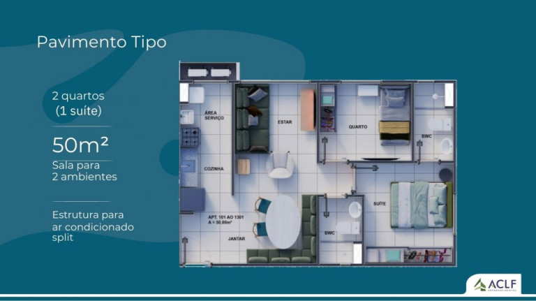 Imagem Apartamento com 2 Quartos à Venda, 50 m² em Nossa Senhora Da Conceição - Paulista