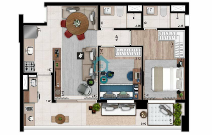 Imagem Apartamento com 1 Quarto à Venda, 41 m² em Vila Romana - São Paulo
