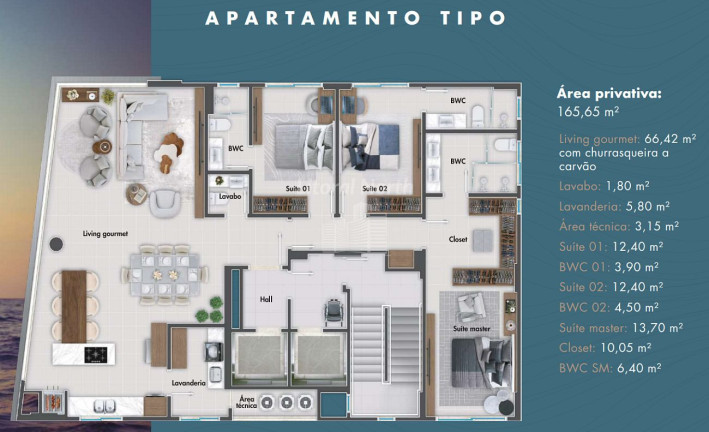 Imagem Apartamento com 3 Quartos à Venda, 165 m² em Centro - Itajaí Imagem Apartamento com 3 Quartos à Venda, 165 m² em Centro - Itajaí