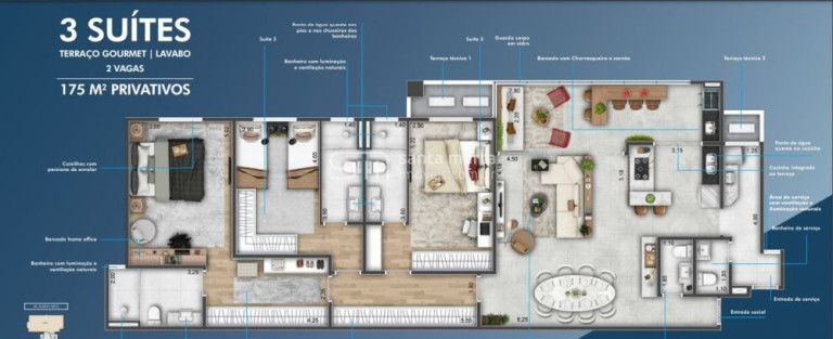 Imagem Apartamento com 3 Quartos à Venda, 160 m² em Centro - Lorena