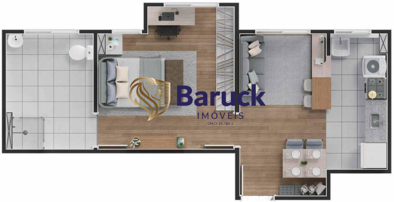 Imagem Apartamento com 2 Quartos à Venda, 44 m² em Jardim Ibirapuera - Campinas Imagem Apartamento com 2 Quartos à Venda, 44 m² em Jardim Ibirapuera - Campinas