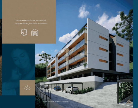 Imagem Apartamento com 3 Quartos à Venda, 97 m² em Centro - Petrópolis Imagem Apartamento com 3 Quartos à Venda, 97 m² em Centro - Petrópolis
