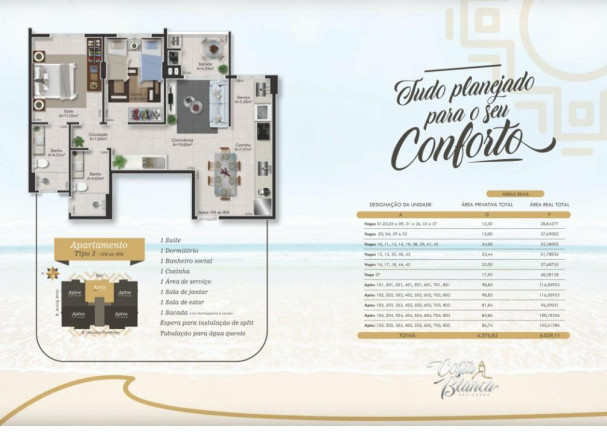 Imagem Apartamento com 2 Quartos à Venda, 84 m² em Mar Grosso - Laguna Imagem Apartamento com 2 Quartos à Venda, 84 m² em Mar Grosso - Laguna