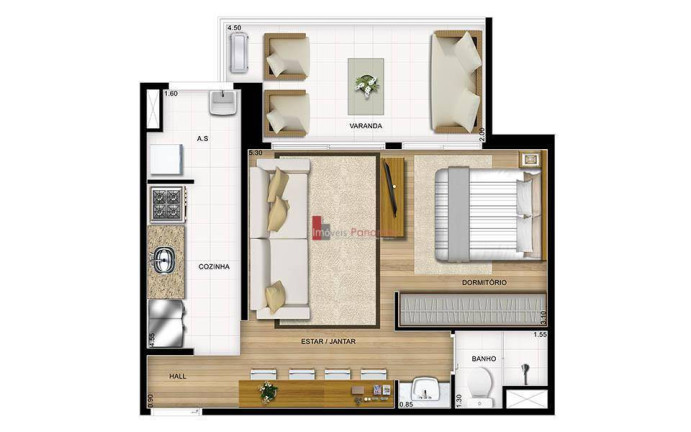 Imagem Apartamento com 2 Quartos à Venda, 154 m² em Vila Andrade - São Paulo