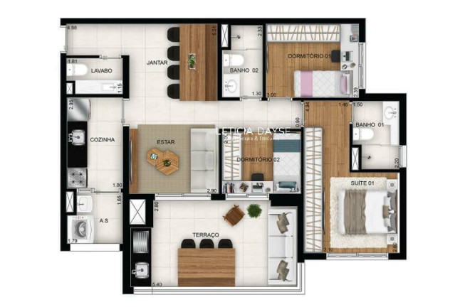 Imagem Apartamento com 2 Quartos à Venda,  em Santo Amaro - São Paulo