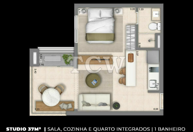 Imagem Imóvel com 2 Quartos à Venda, 61 m² em Vila Mariana - São Paulo