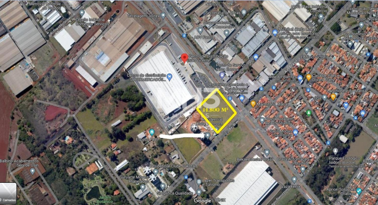 Terreno à Venda, 14.738 m² em Jardim Mathilde Berzin - Nova Odessa