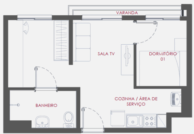 Imagem Apartamento com 1 Quarto à Venda, 36 m² em Vila Monte Alegre - São Paulo Imagem Apartamento com 1 Quarto à Venda, 36 m² em Vila Monte Alegre - São Paulo