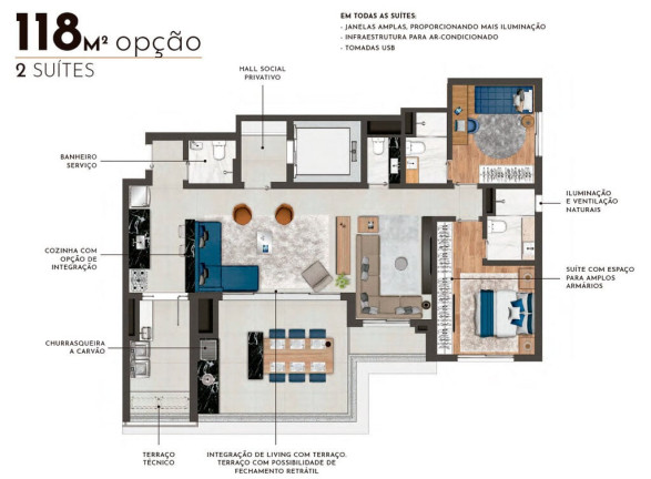 Imagem Apartamento com 3 Quartos à Venda, 118 m² em Jardim Aurélia - São Paulo