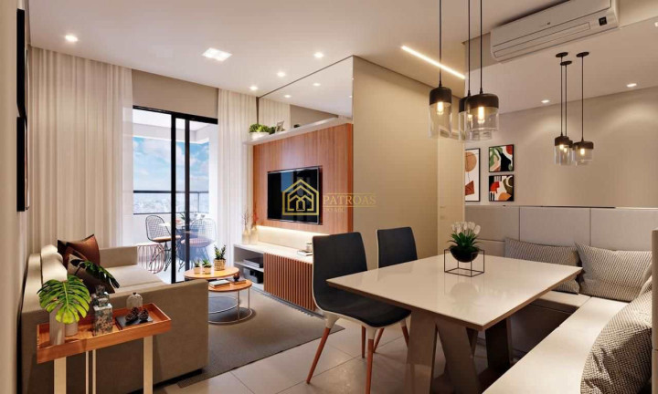 Apartamento com 2 Quartos à Venda, 64 m² em Campestre - Santo André
