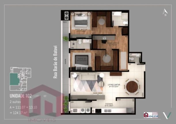 Imagem Imóvel com 2 Quartos à Venda, 69 m² Imagem Imóvel com 2 Quartos à Venda, 69 m²