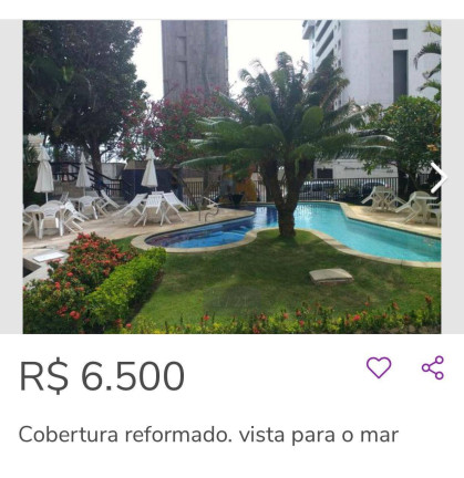 Apartamento com 6 Quartos para Alugar, 300 m² em Piedade - Jaboatão Dos Guararapes