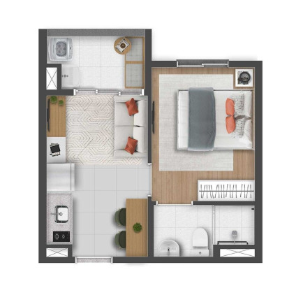Imagem Apartamento com 1 Quarto à Venda, 25 m² em Santa Cecília - São Paulo Imagem Apartamento com 1 Quarto à Venda, 25 m² em Santa Cecília - São Paulo