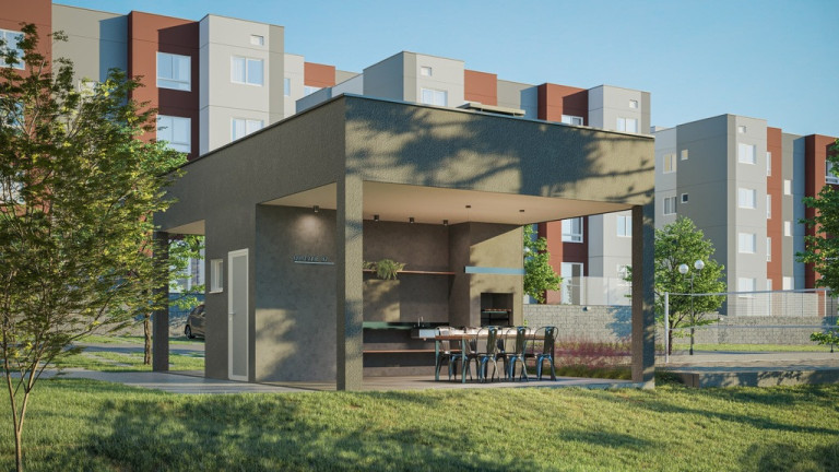 Imagem Apartamento com 2 Quartos à Venda, 39 m² em Restinga Seca - Almirante Tamandaré