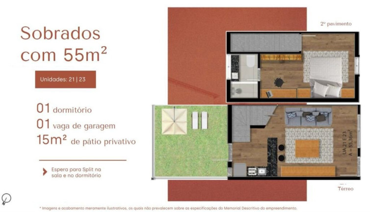 Imagem Casa com 1 Quarto à Venda, em Santa Tereza - Porto Alegre Imagem Casa com 1 Quarto à Venda, em Santa Tereza - Porto Alegre
