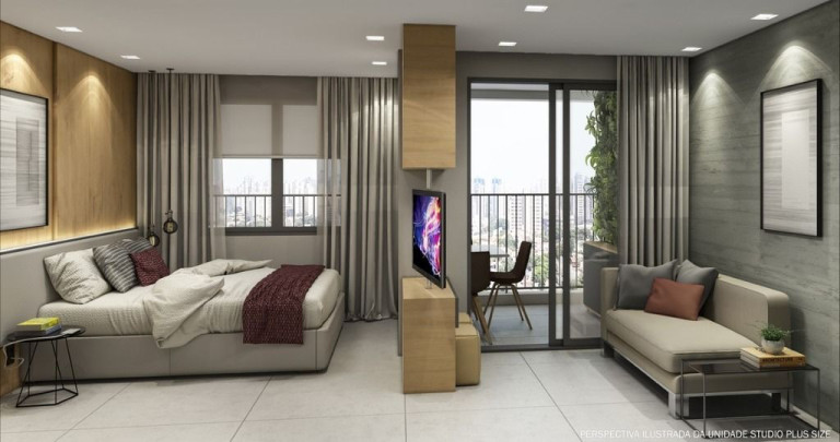 Imagem Apartamento com 1 Quarto à Venda, 36 m² em Tatuapé - São Paulo