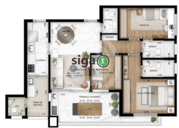 Imagem Apartamento com 3 Quartos à Venda, 100 m² em Jardim Guedala - São Paulo Imagem Apartamento com 3 Quartos à Venda, 100 m² em Jardim Guedala - São Paulo