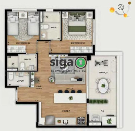 Imagem Apartamento com 2 Quartos à Venda, 74 m² em Saúde - São Paulo Imagem Apartamento com 2 Quartos à Venda, 74 m² em Saúde - São Paulo